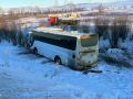 Автобус с вахтовиками вылетел в кювет в Забайкалье, два человека погибли