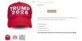 Кепки с надписью Trump 2028 появились в продаже в онлайн-магазине Дональда Трампа