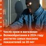 Воры бьют рекорды: число краж в магазинах Великобритании в 2024 году достигло самых высоких показателей за 20 лет