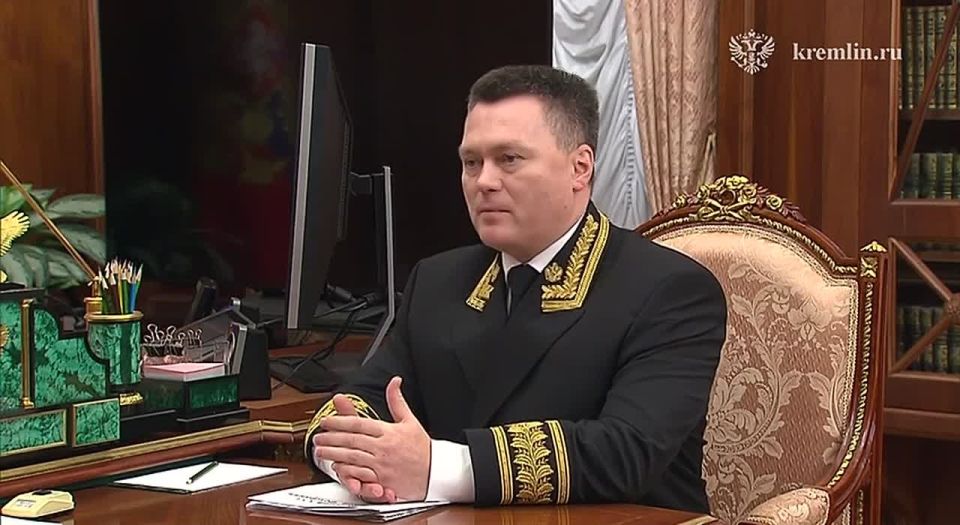 Путин принял в Кремле главу Верховного суда Краснова