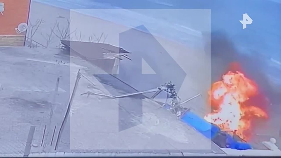 Момент крушения вертолета в Дагестане поступил в распоряжение РЕН ТВ