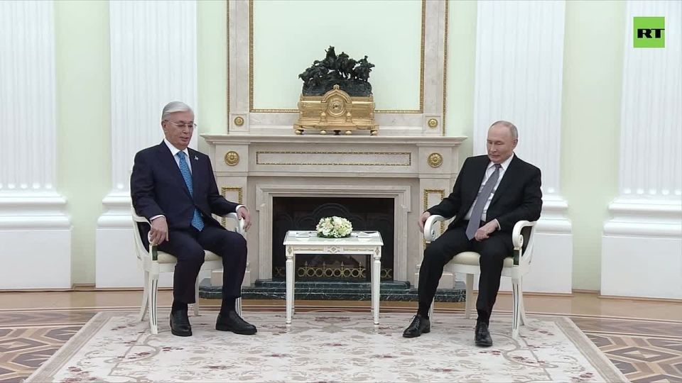 Токаев поблагодарил Путина за тёплый приём в Москве, а также подчеркнул, что отношения России и Казахстана носят характер стратегического партнёрства