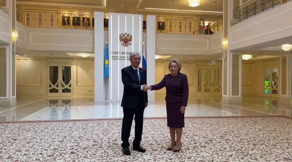 В рамках государственного визита Президент Республики Казахстан Касым-Жомарт Токаев прибыл в Совет Федерации