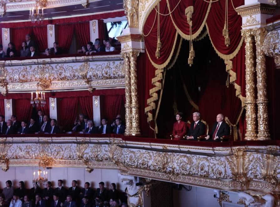 Путин и Токаев. Большой театр