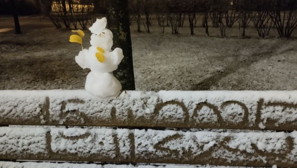 С первым снегом, Москва