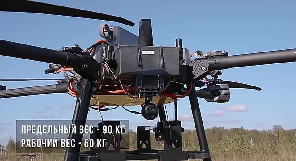 Дмитрий Стешин: Фрагмент с полевых испытаний тяжелого квадрокоптера «Слон»