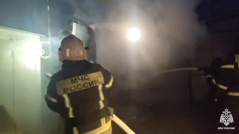 Гибель на пожаре. На Конечной улице в Твери огнеборцы 1 ПСЧ ликвидировали пожар в гараже