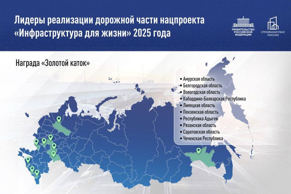 Марат Хуснуллин: На Транспортной неделе по традиции вручил «Золотые катки» лучшим дорожным командам регионов Марат Хуснуллин: На Транспортной неделе по традиции вручил «Золотые катки» лучшим дорожным командам регионов