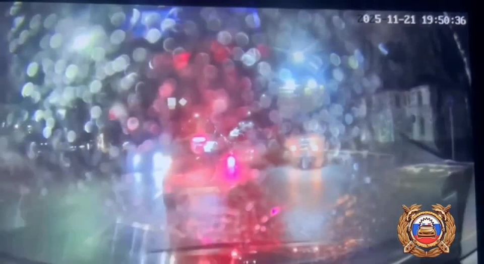 Опубликовано видео момента аварии на Петербургском шоссе в Твери