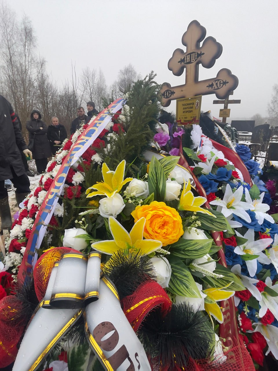 В Тверской области прошли проводы героя СВО с воинскими почестями и оркестром В Тверской области прошли проводы героя СВО с воинскими почестями и оркестром