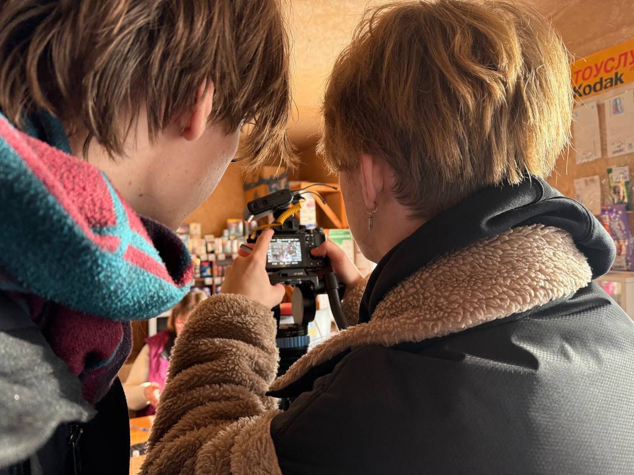 В почтовом отделении в деревне Тверской области снимали кино В почтовом отделении в деревне Тверской области снимали кино