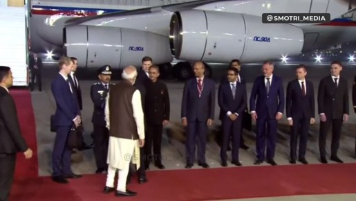 Нарендра Моди тепло встретил Владимира Путина