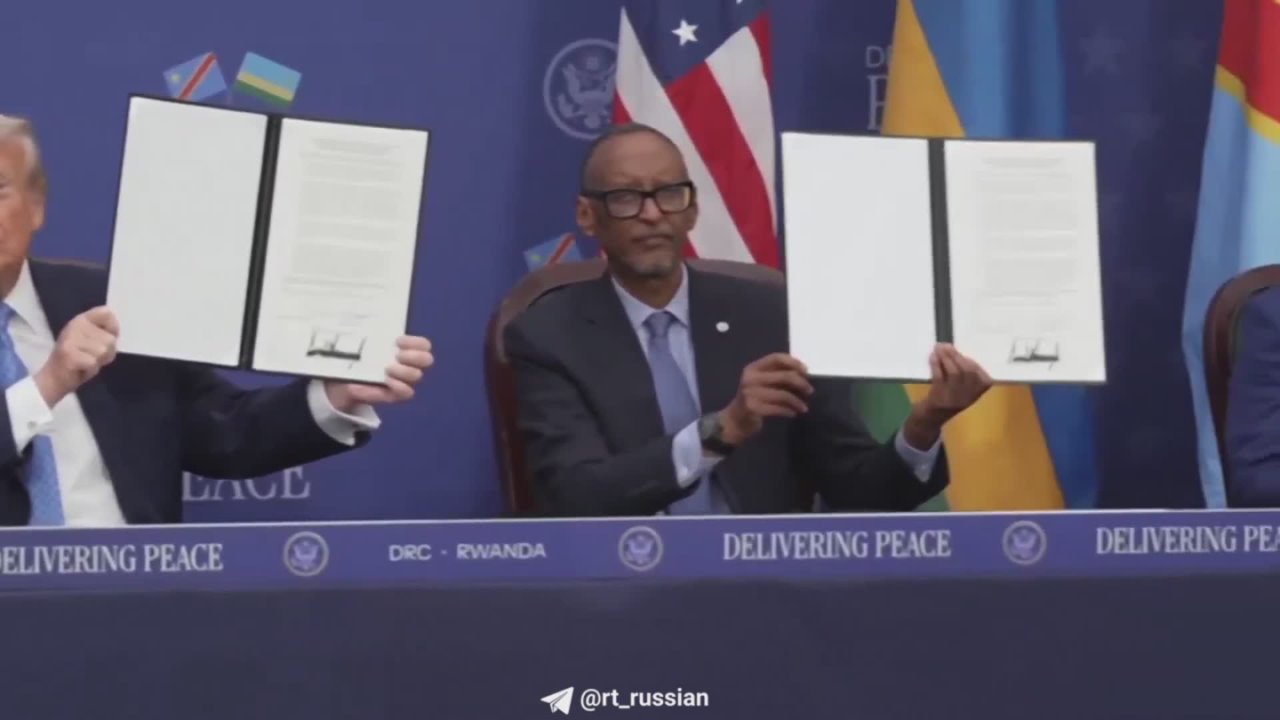 Лидеры ДР Конго и Руанды подписали мирное соглашение во время визита к Трампу в Вашингтон