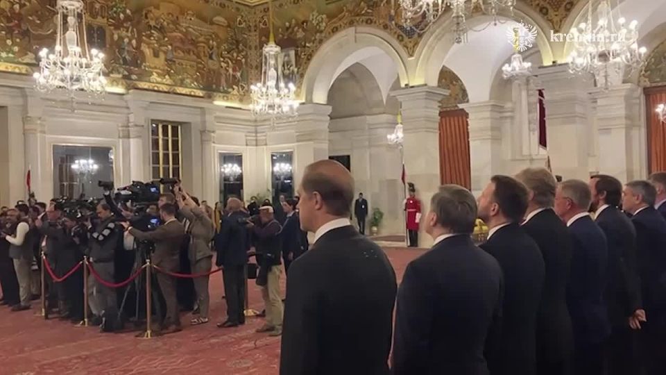 Государственный приём от имени Президента Республики Индии Дроупади Мурму в честь Президента Российской Федерации