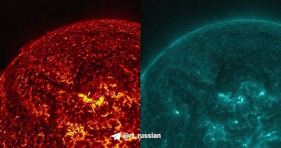 Двойная сильная вспышка произошла на Солнце