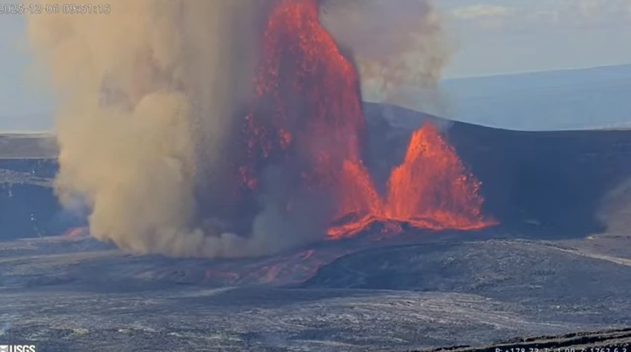 Огненные фонтаны: на Гавайях извергается вулкан Килауэа