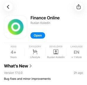 Приложение Сбера "Финансы онлайн" для iPhone снова можно скачать в App Store — пресс-служба организации
