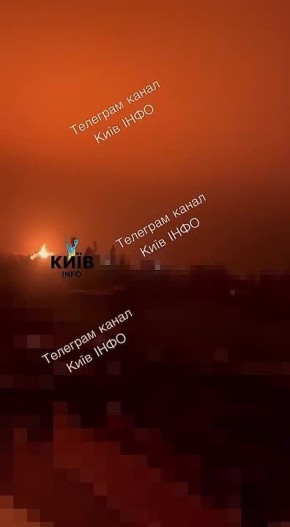 Третью ночь подряд в Фастове под Киевом мощные прилёты, передают украинские группы