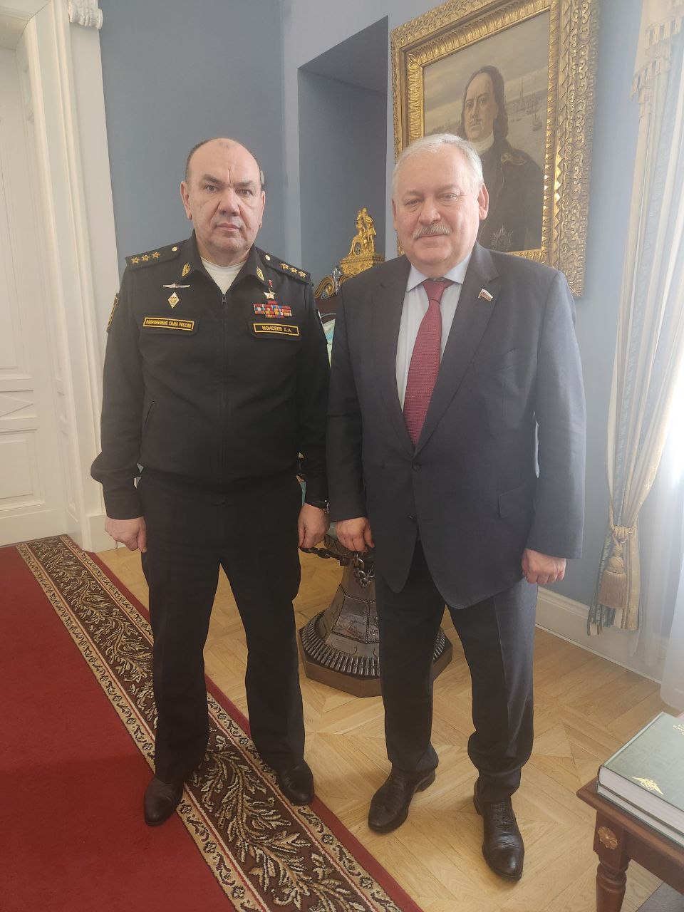 Константин Затулин: Президент Российской Федерации Владимир Путин 10 декабря 2025 года своим Указом присвоил звание Адмирал флота Главнокомандующему Военно-Морским флотом Российской Федерации Александру Моисееву Константин Затулин: Президент Российской Федерации Владимир Путин 10 декабря 2025 года своим Указом присвоил звание Адмирал флота Главнокомандующему Военно-Морским флотом Российской Федерации Александру Моисееву