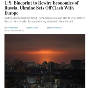 США направили Европе предложения по возвращению России в мировую экономику, пишет The Wall Street Journal