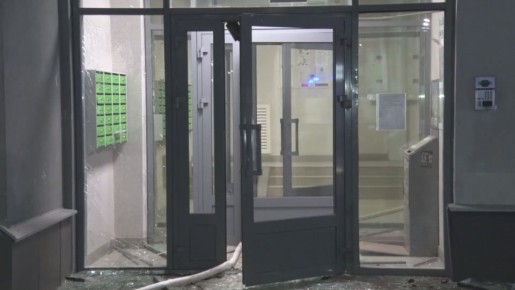 Опубликовано видео с места ликвидации последствий атаки БПЛА на дом в Твери