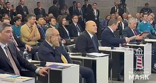 Пашинян и Мишустин изучили гигантских жуков