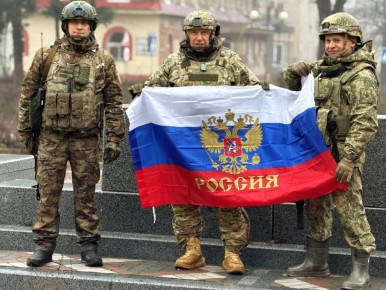 Красноармейск - наш! Вместе в бойцами и командиром 27-ой гвардейской мотострелковой дивизии и 506 мотострелкового полка побывал в освобожденном городе