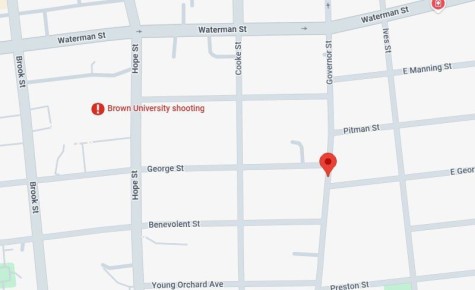 Неизвестный открыл стрельбу в районе Гавернор-стрит, недалеко от Брауновского университета
