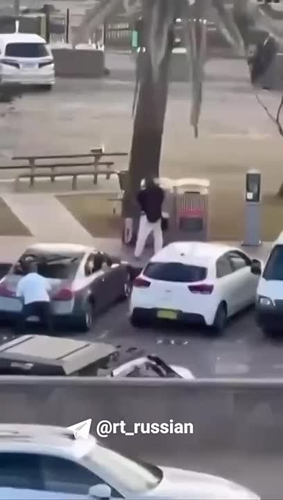 Прохожий героически набросился на одного из преступников, устроивших массовую стрельбу в Сиднее