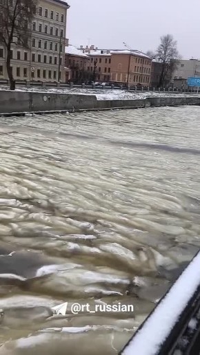 Кадры из Питера: каналы в городе словно накрыла плотная вата
