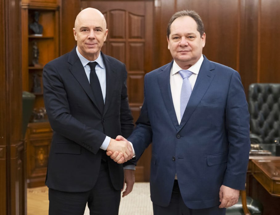 Антон Силуанов провел рабочую встречу с главой Республики Коми Ростиславом Гольдштейном