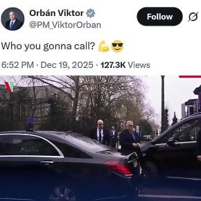 Виктор Орбан опубликовал видео с европейскими политиками под песню из фильма «Охотники за привидениями»
