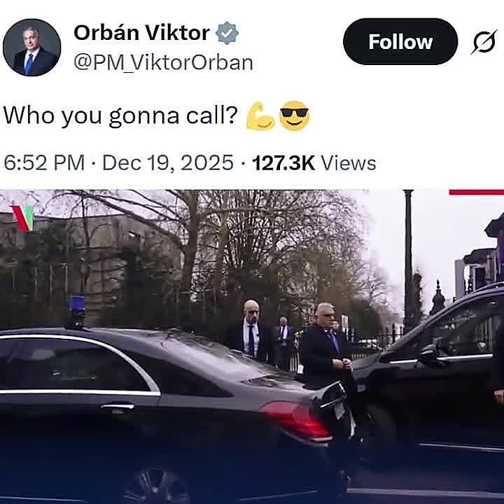 Виктор Орбан опубликовал видео с европейскими политиками под песню из фильма «Охотники за привидениями»