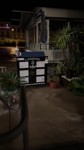 Красный уровень опасности объявили в департаменте Эро на юге Франции из-за масштабного наводнения