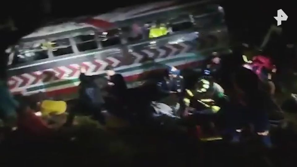 Автобус упал в овраг в Гватемале