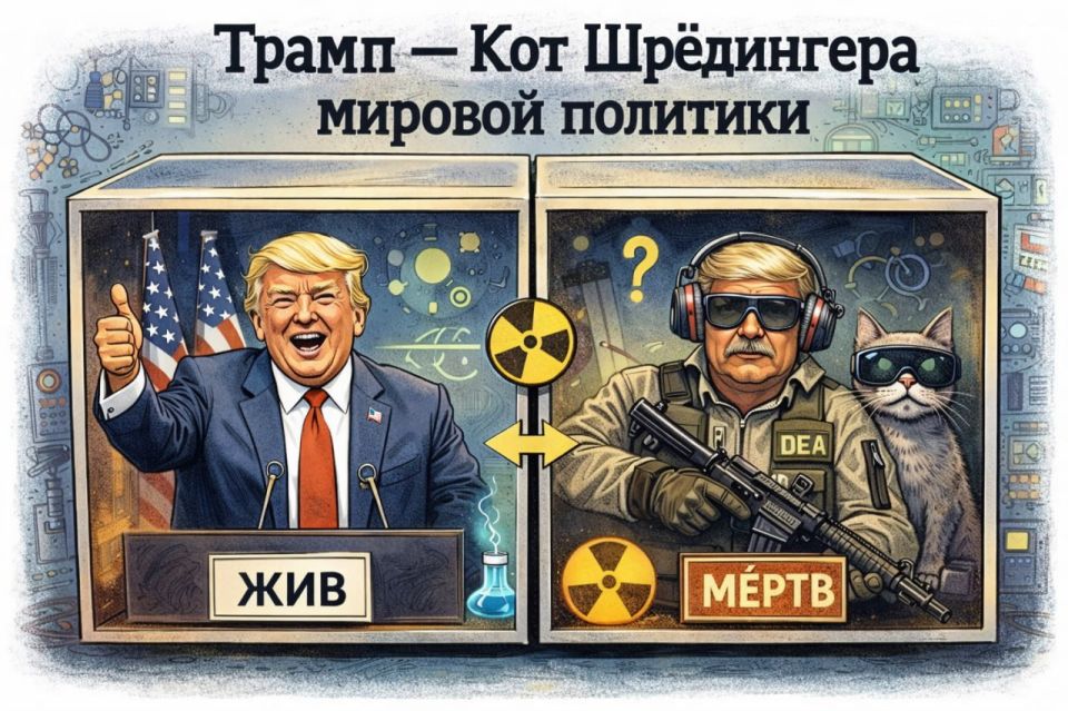 Александр Сосновский: Коллеги, нашел!. Трамп — кот Шрёдингера мировой политики!
