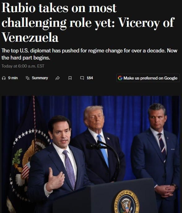 Пока преждевременно говорить о выборах в Венесуэле, заявил Марко Рубио NBC News