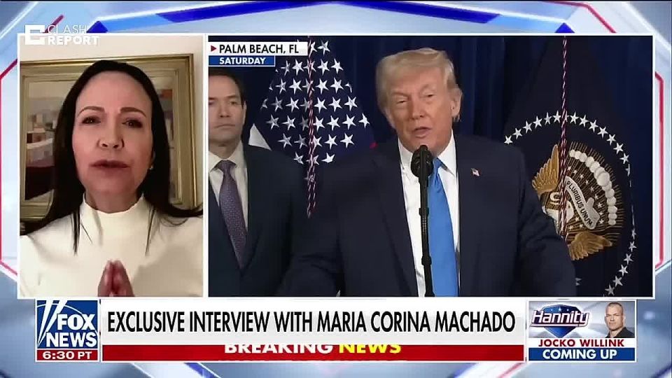 Армен Гаспарян: Лидер венесуэльской оппозиции Мачадо заявила, что готова передать свою Нобелевскую премию мира Трампу в знак благодарности за арест Мадуро, который она назвала историческим и огромным шагом к демократии