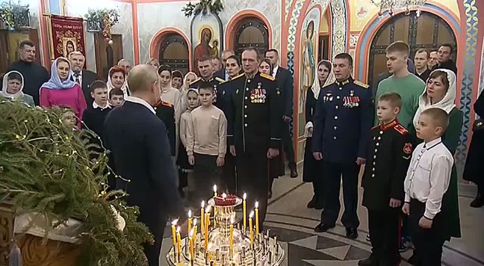 Поздравление Путина с Рождеством