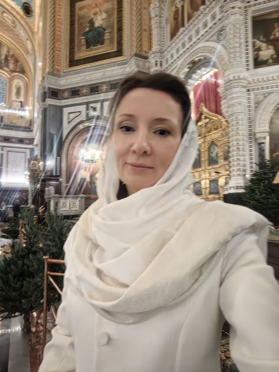 Анна Кузнецова: Торжественная и таинственная Рождественская служба в Храме Христа Спасителя! Слова святейшего Патриарха адресованы каждому сердцу и особое обращение - к родителям