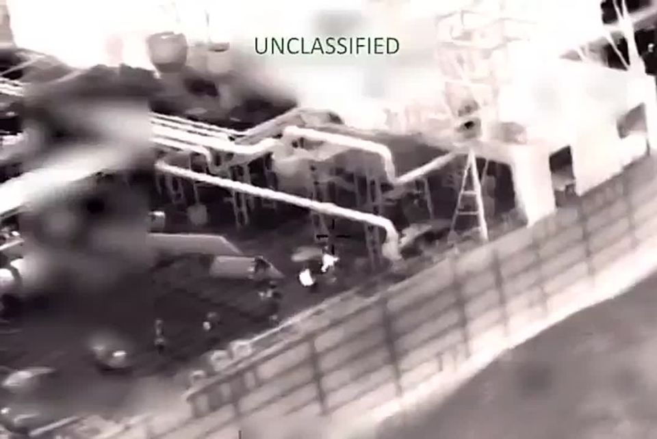 Кадры захвата танкера Olina — Южное командование армии США