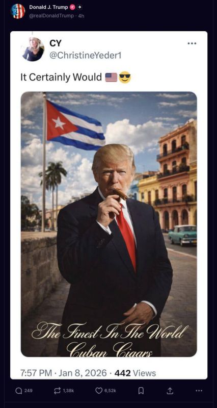 Трамп продолжает агрессивную риторику в адрес Кубы