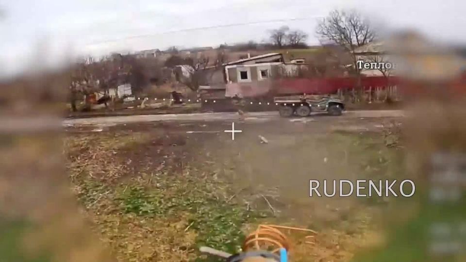 Андрей Руденко: Расчёты войск беспилотных систем в составе алейского гвардейского мотострелкового соединения группировки войск «Центр» уничтожили технику и живую силу формирований ВСУ на Красноармейском направлении