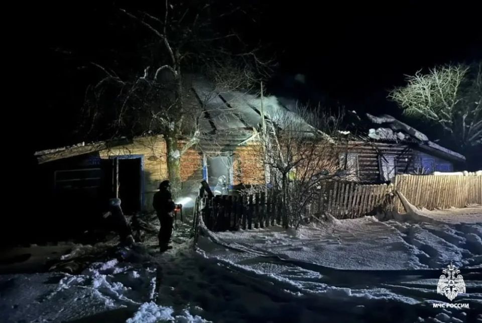 Ночной пожар в Тверской области унёс жизнь женщины