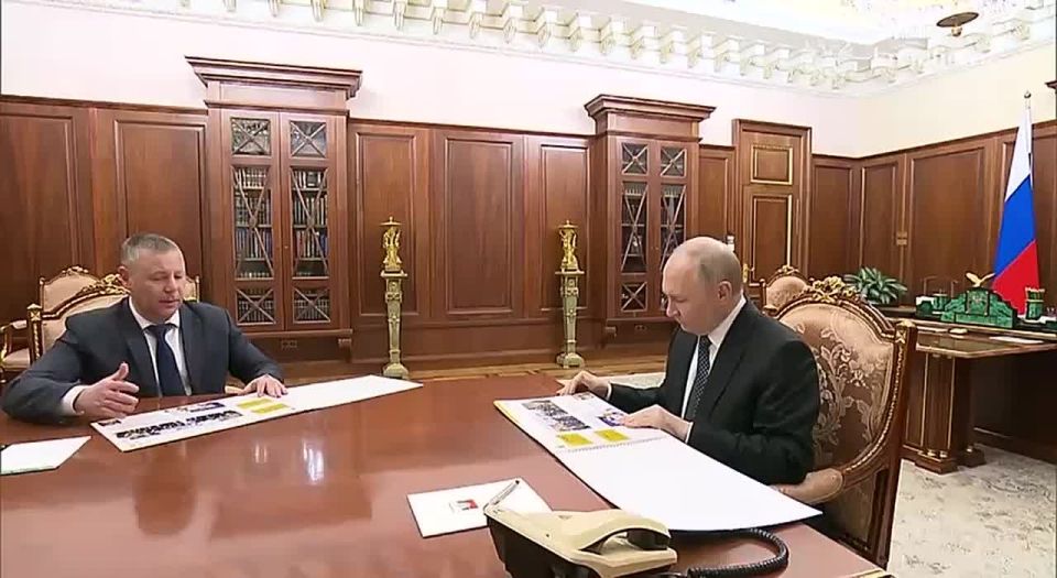 Путин встретился с губернатором Ярославской области Михаилом Евраевым