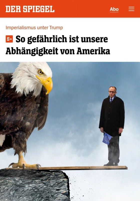 Мерц на краю пропасти — и всё зависит от ястреба: это обложка немецкого Der Spiegel