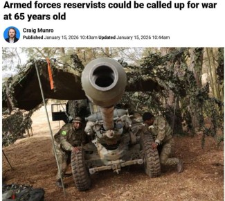 Британцев до 65 лет хотят оставлять в резерве армии в рамках «активизации подготовки страны к войне», пишет газета Metro