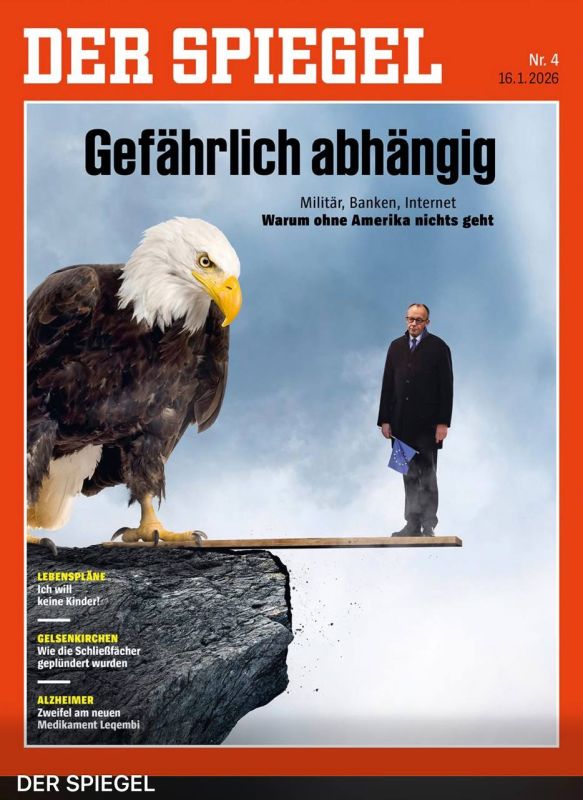 Александр Сосновский: Титульный лист последнего номера журнала Шпигель