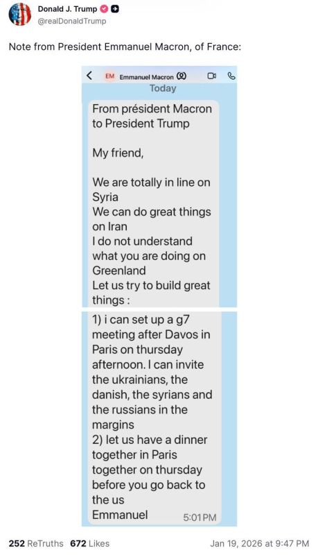 Аббас Джума: Дональд Трамп традиционно сливает переписки со своими «друзьями»