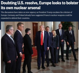 Страны Европы ищут способы укрепить собственный ядерный арсенал вместо того, чтобы полагаться на США